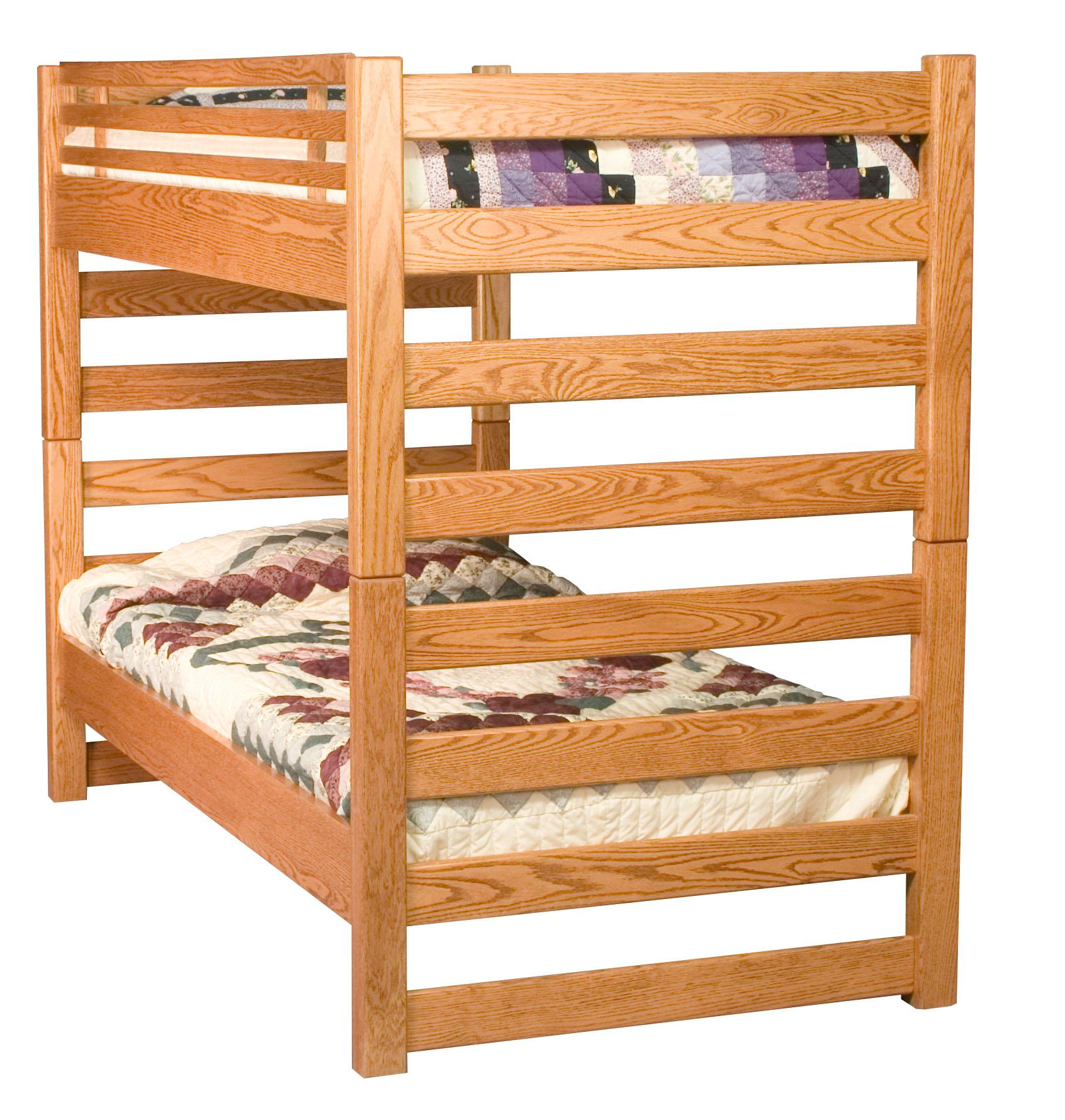 Ladder Bunk Bed - Amish Furniture Store - Mankato, MN